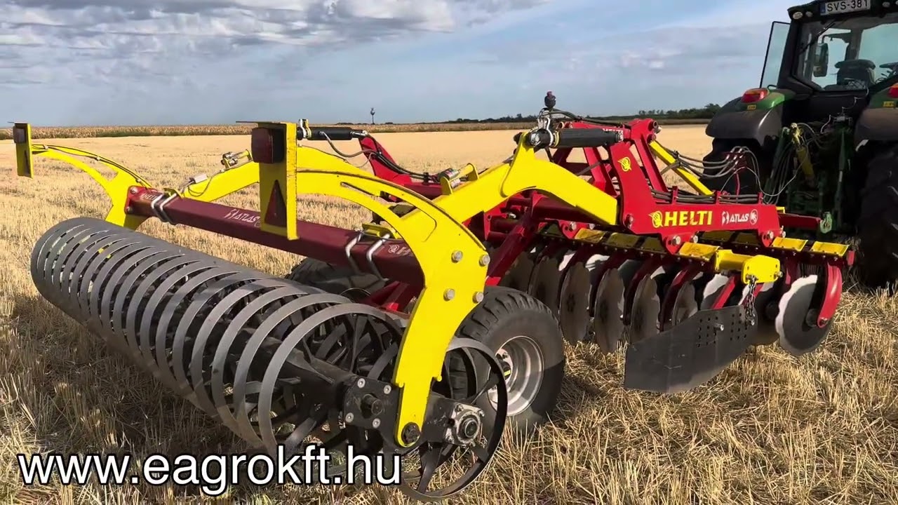 Helti Atlas rövidtárcsa demó tápióbicskén az EAgrokft től 