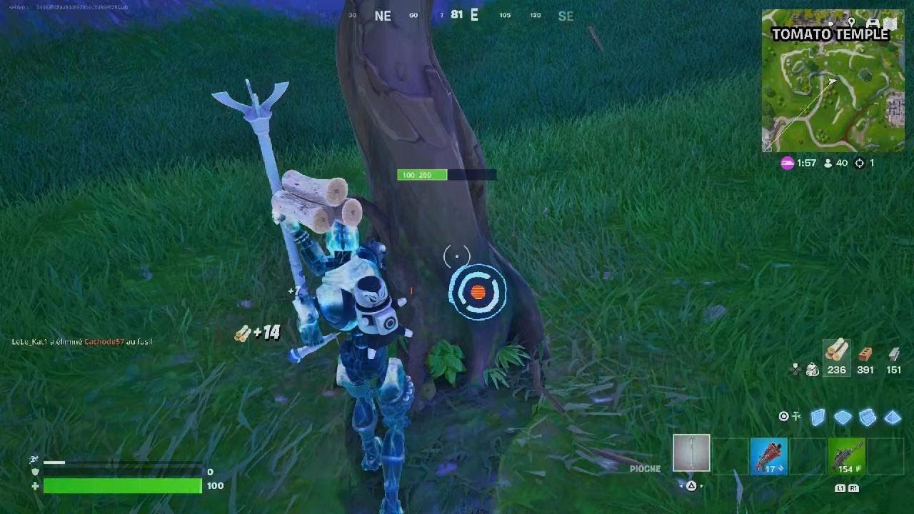 J'apprends a jouer a fornite