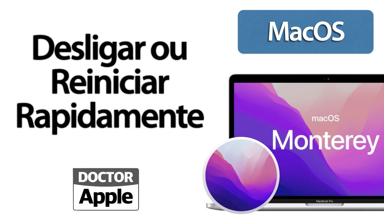Curso Apple Mac - Desligar ou Reiniciar Rapidamente
