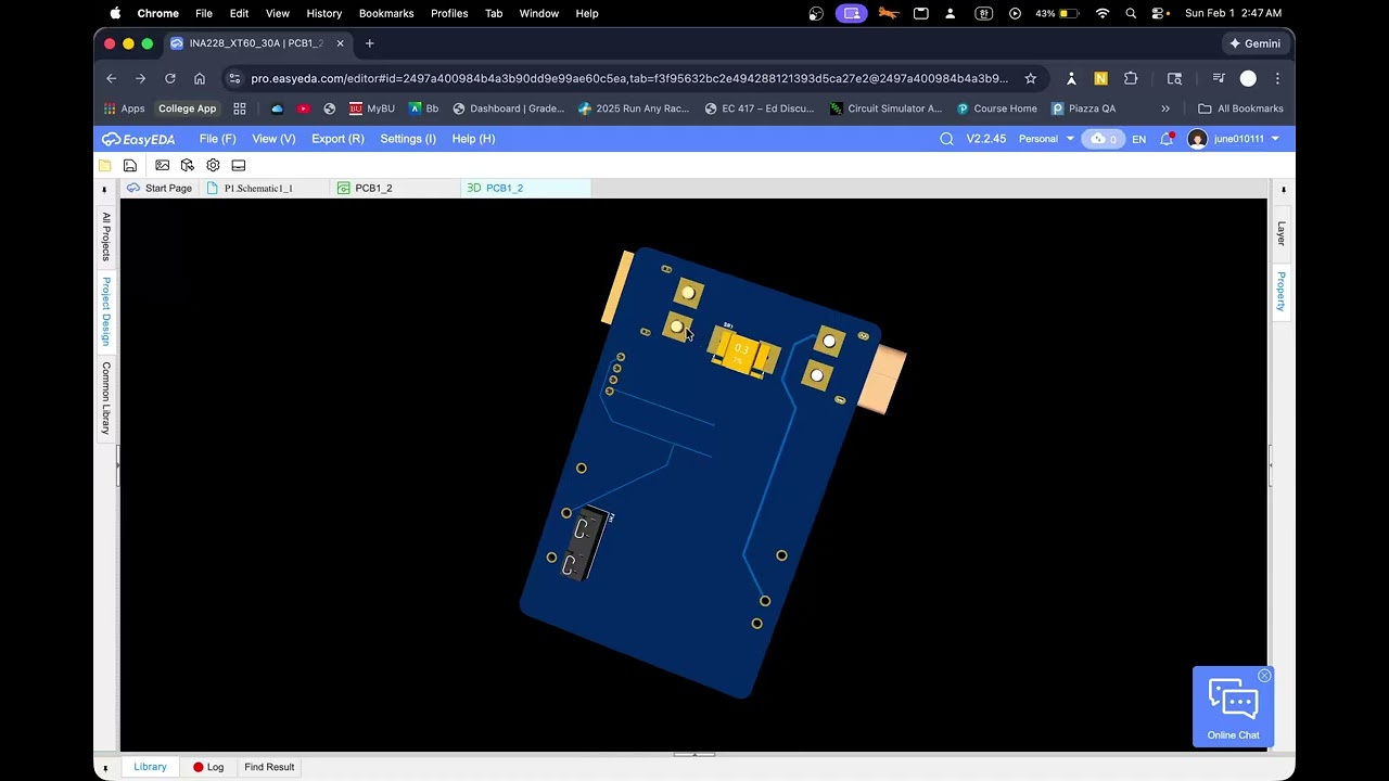 (2026) Introducing Prototype Custom INA228 Power Sensor Board