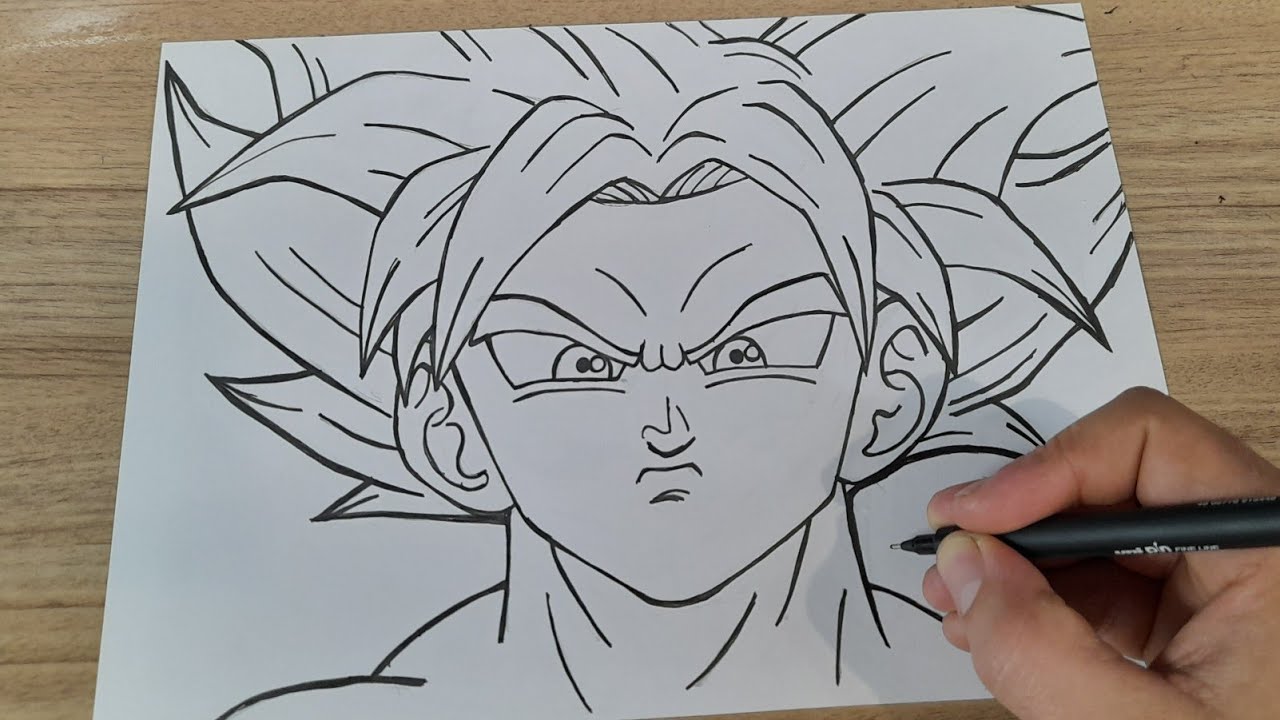 COMO DESENHAR o GOKU INSTINTO SUPERIOR