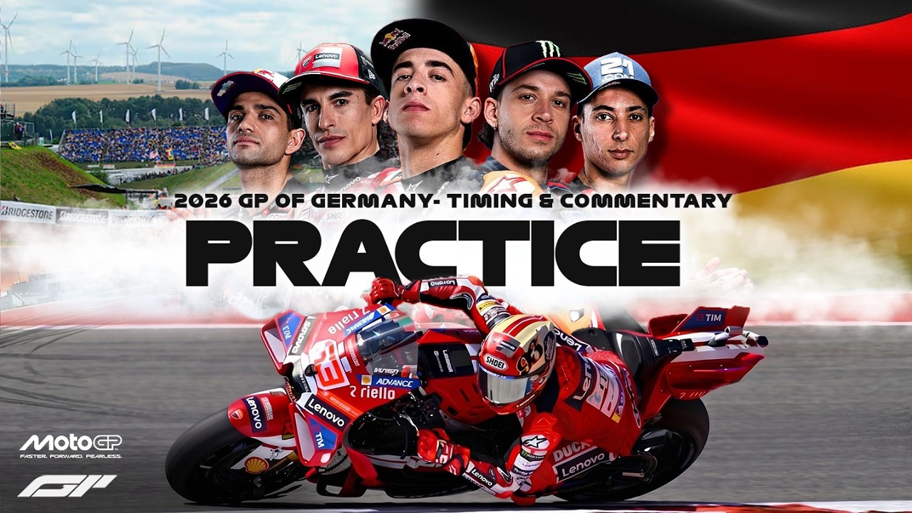 LIVE 🔴 | MotoGP - 2026 Sachsenring | Practice | GP OF THE GERMANY | Timing & Commentary