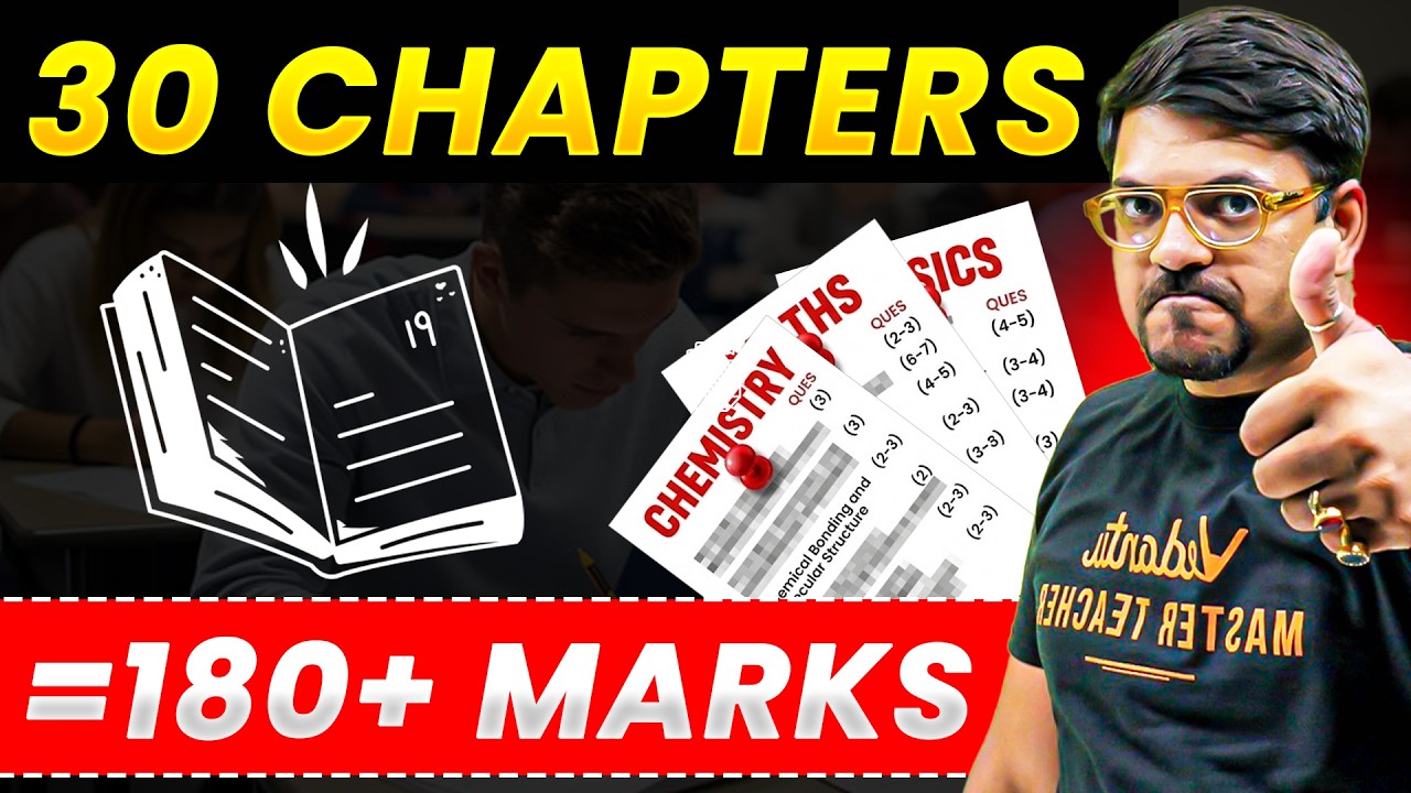 🔥Sirf 30 Chapters = 180+ Marks in JEE Mains 2026 | April Attempt | Harsh Sir