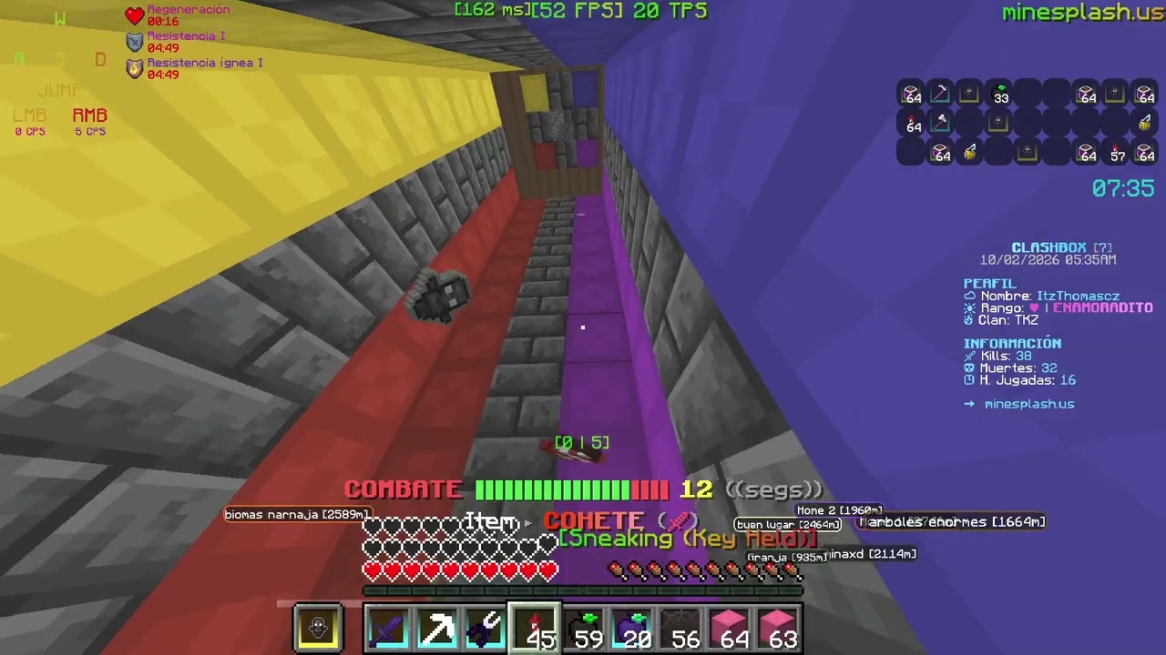 No jugar mineplash de mañana :c