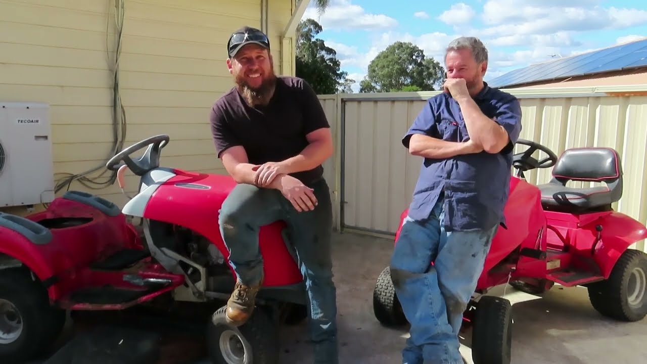 FATHER AND SON RACING MOWER BUILD OFF CHALLENGE, WHO WILL FINISH ON TOP??????