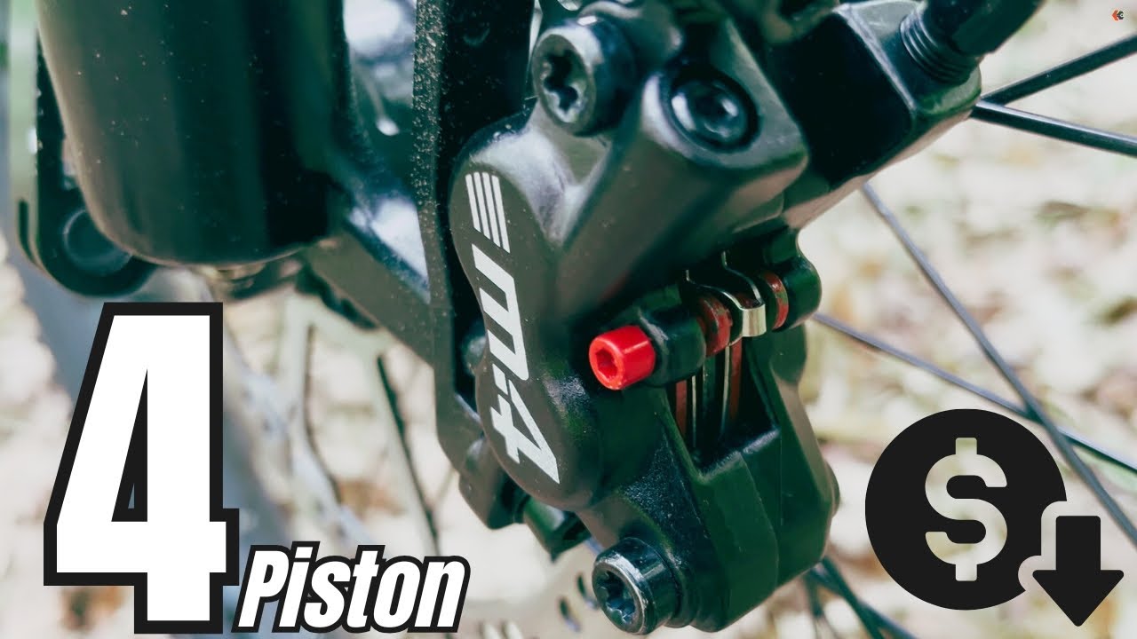 Meroca 4-Piston MTB Hydraulic Disc Brake Set | Budget friendly upgrades for the Schwinn Axum Comp X