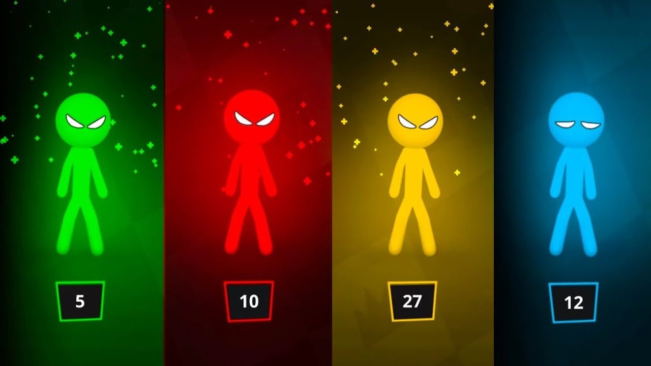 Турнирный режим Stickman Party | 1 2 3 4 игрока | Новые мини-игры из обновления