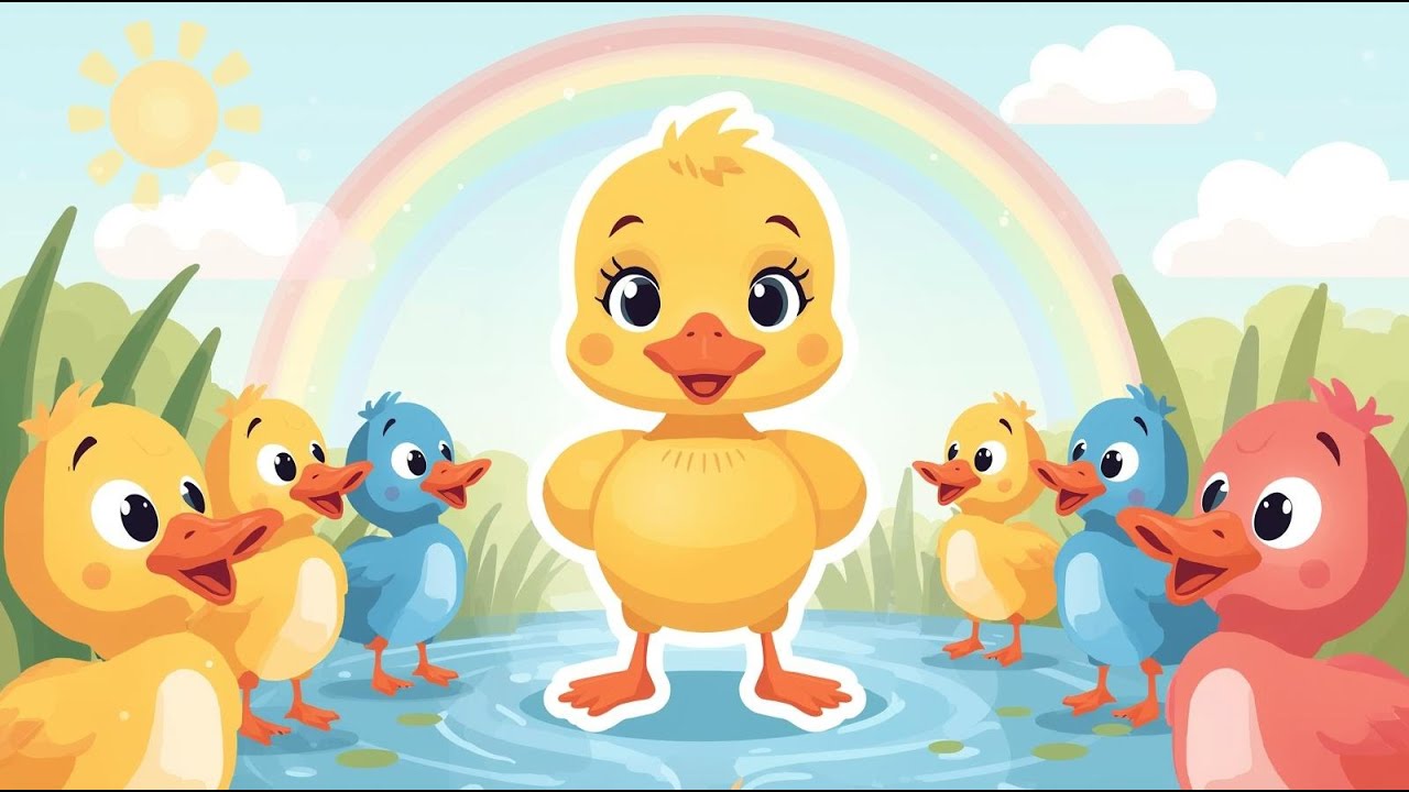🦆🌈 ليلى البطة الشجاعة تتجاوز اللون | قصة ملهمة للأطفال عن الثقة بالنفس