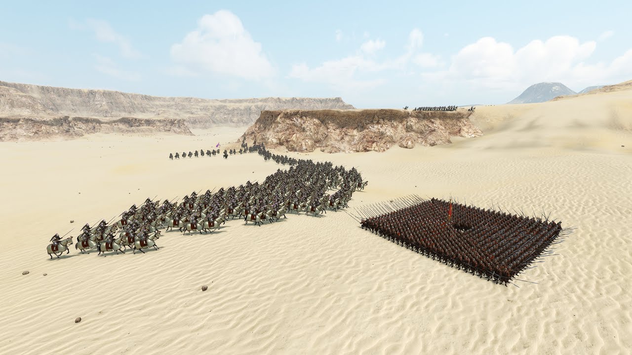 500 vs 1000 - Elite Cataphract vs Pikeman | Mount & Blade Sandbox