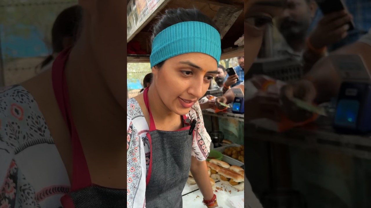 Viral Vada pav girl #ytshort #vadapavgirl #vadapavdidi #viralvadapavgirl #vadapavindelhi