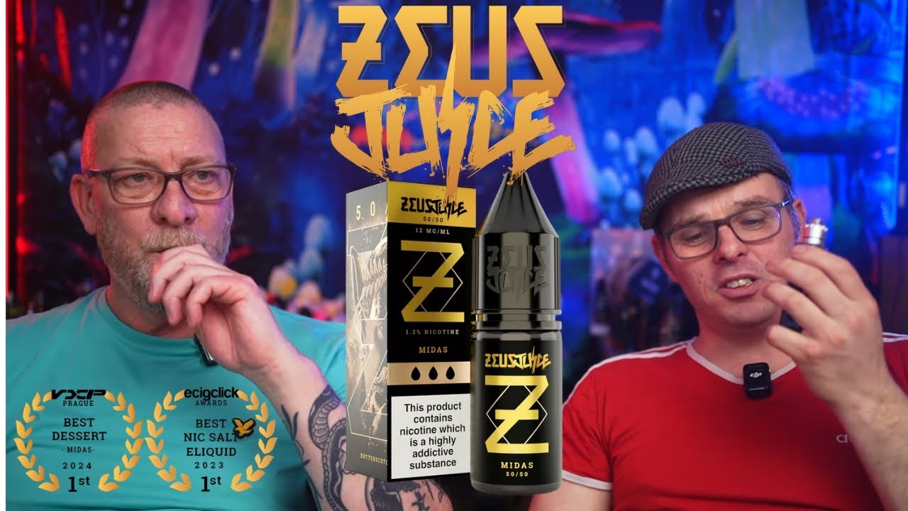 Zeus Juice - Midas liquid review     Butterscotch  |  Custard