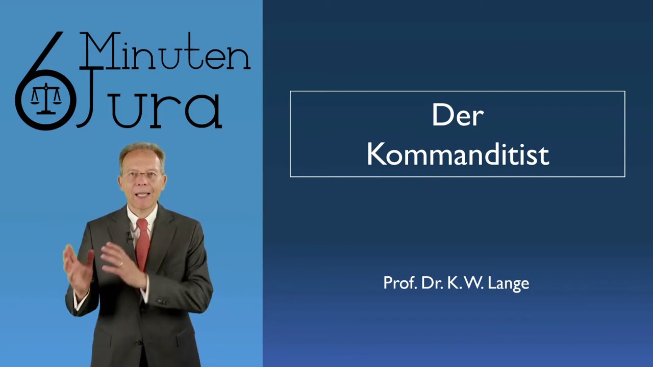 Der Kommanditist (MoPeG)