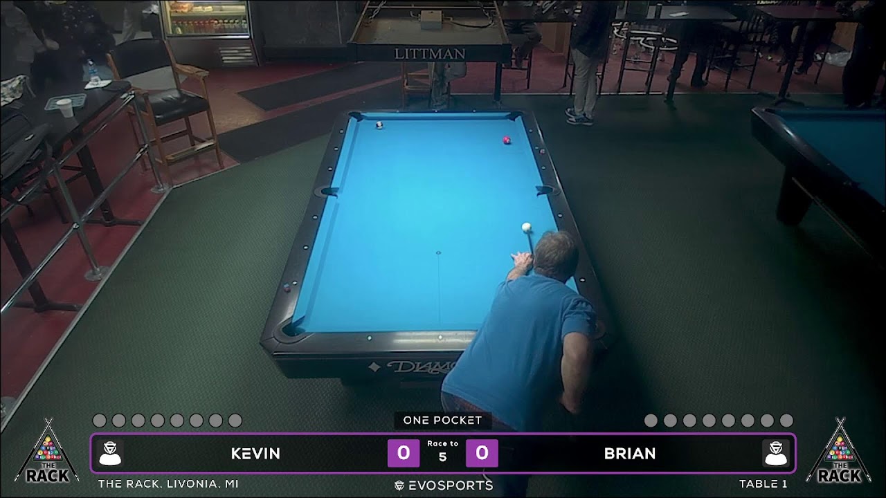 KEVIN vs BRIAN - THE RACK - TABLE 1 | EvoSports