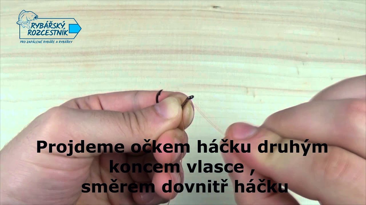 Uzel pro háček s očkem