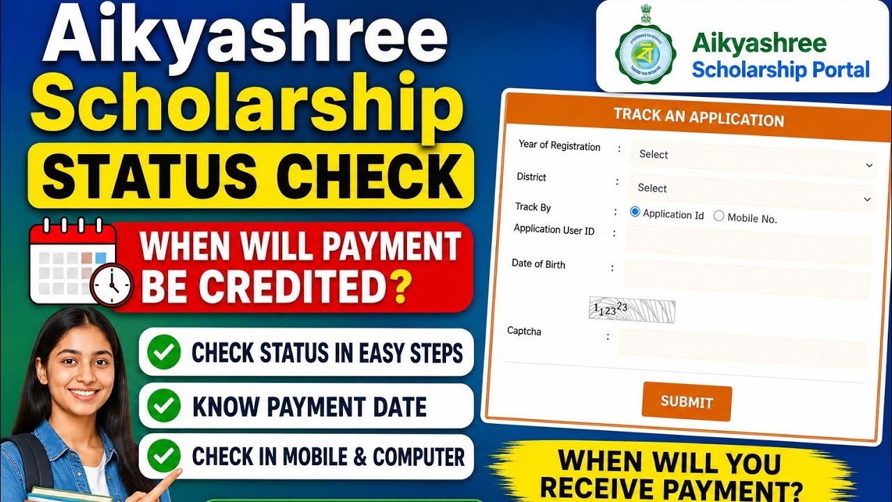Aikyashree Scholarship Status Check 2026 | How to check status? | When will the payment arrive? 🔥📢