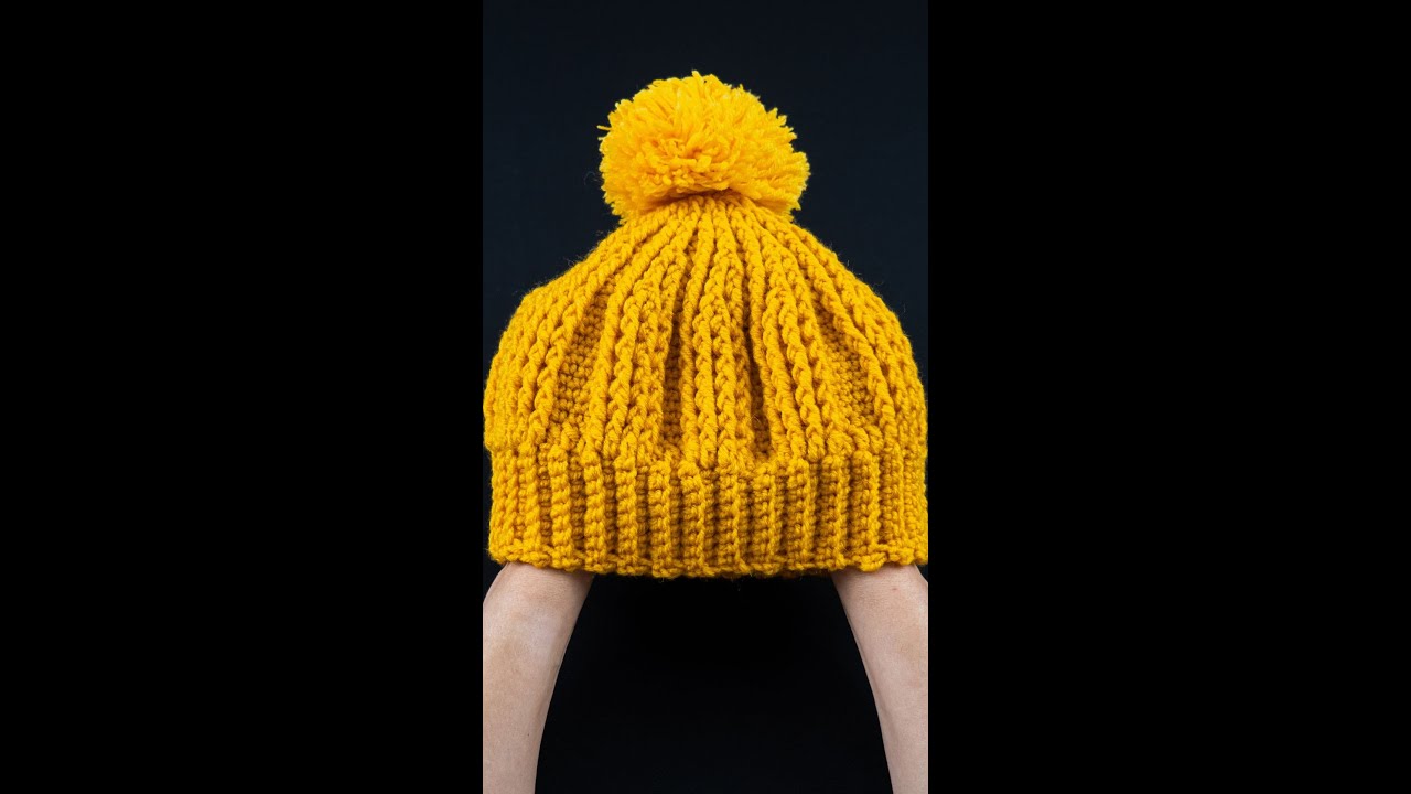 Простая и уютная шапка крючком! Мастер-класс для начинающих! Miarti🧶
