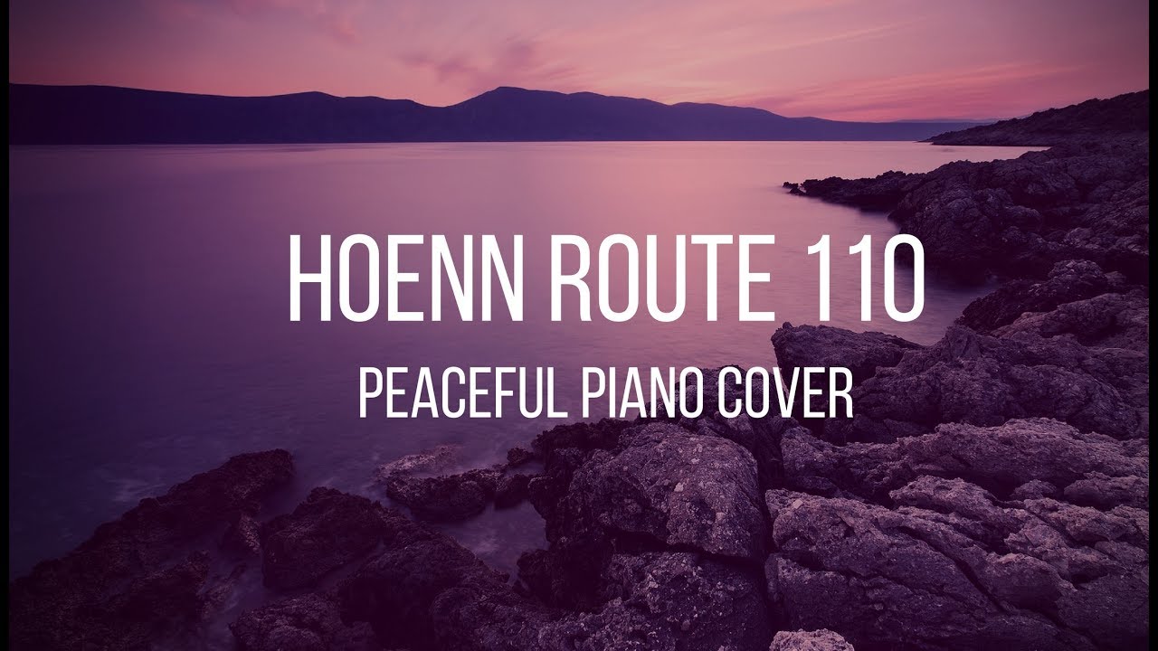 Relaxing Pokemon Piano - A Night Stroll Through Route 110