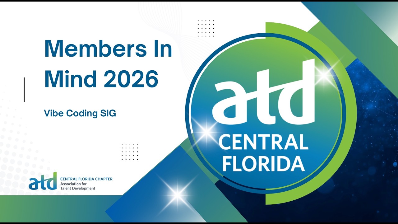 #ATD FL Chapters | Vibe Coding SIG KickOff | Feb 19, 2026