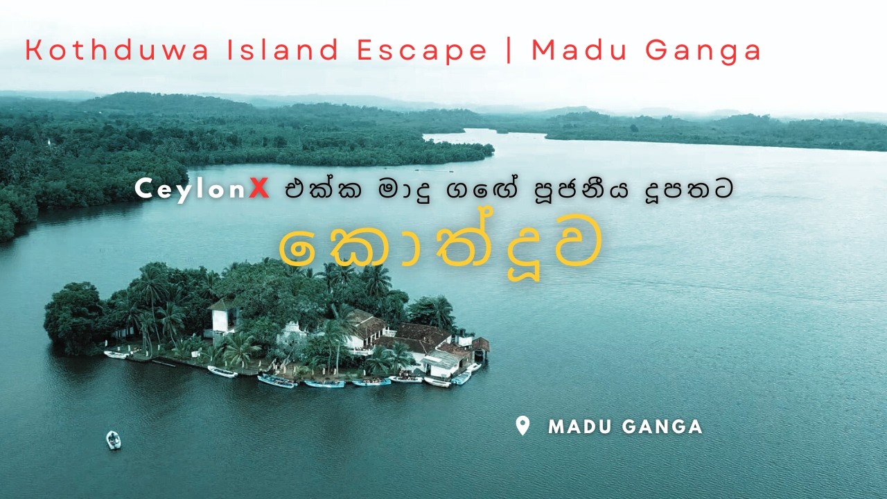 මාදු ගඟේ පූජනීය දූපත - කොත්දූවට | The Kothduwa Temple - Madu Ganga, Balapitiya #KothduwaTemple