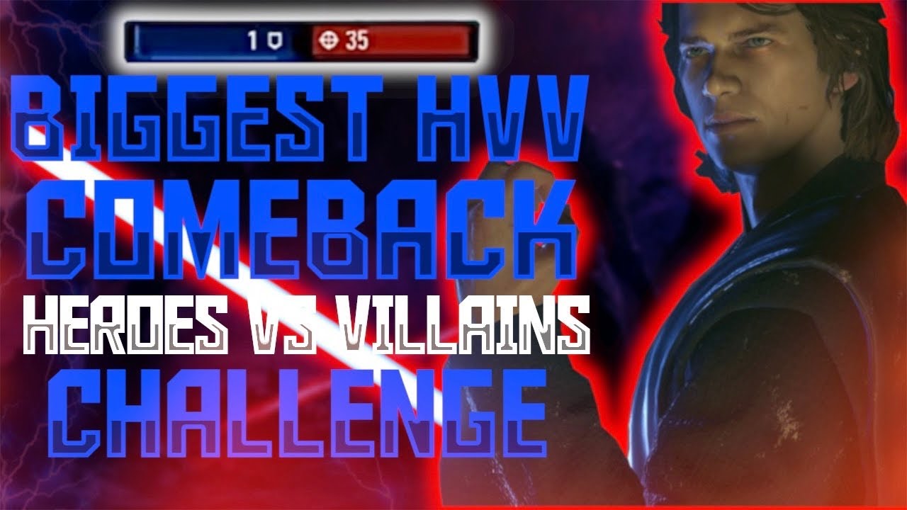 Biggest HvV Comeback !? Can We Comeback From 1-35 Points? HvV Challenge - Battlefront 2