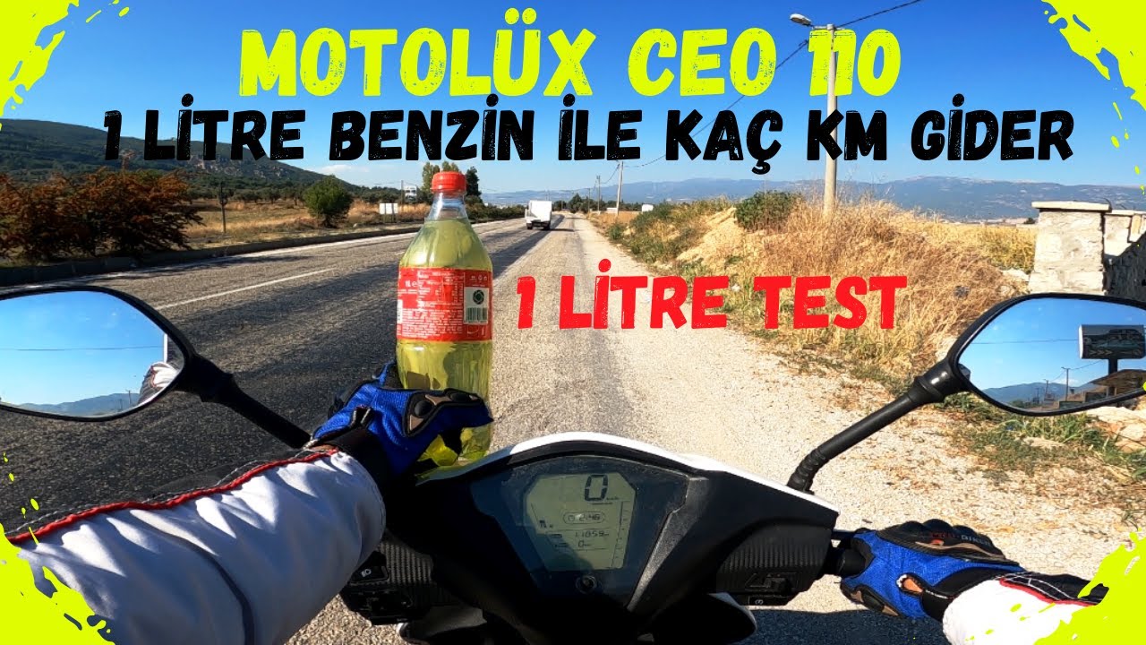 MOTOLÜX CEO 110, BİR Litre Benzin ile Kaç km Gider. ? #motolüxceo110 #motolüx #scooter