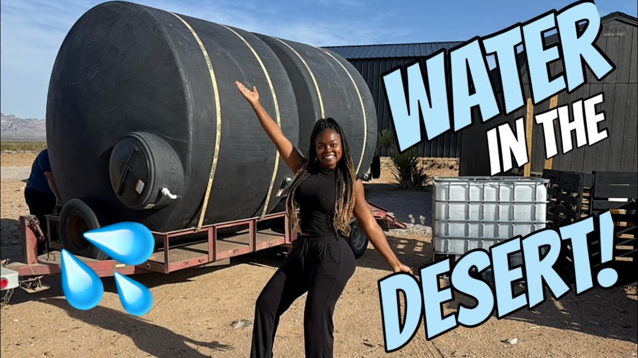NO $$$ TO DRILL A WELL? DO THIS INSTEAD! 5000 GALLON WATER TANK INSTALL ON OUR OFF GRID HOMESTEAD