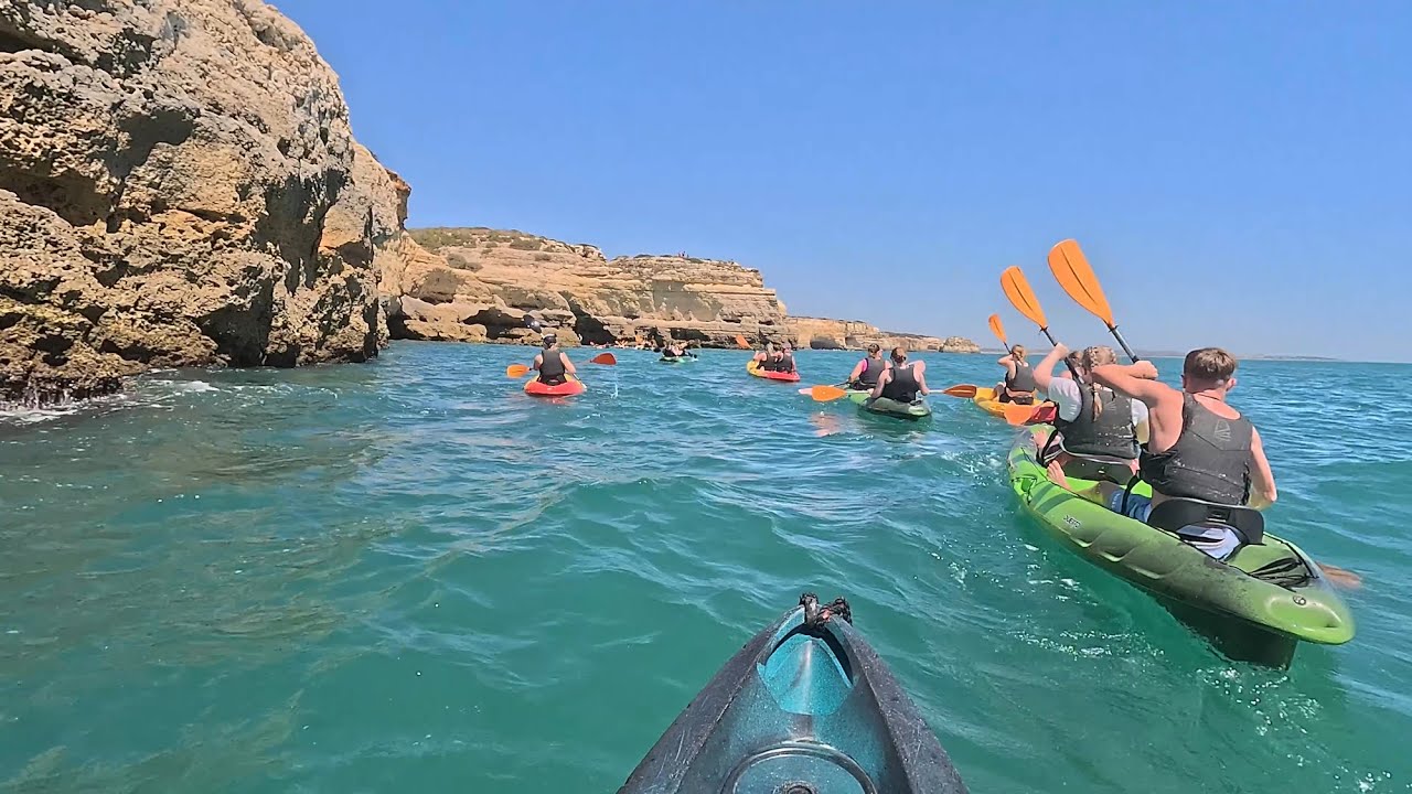 2025 Aug 29. Portugal, Benagil Cave tour 2: Kayaking