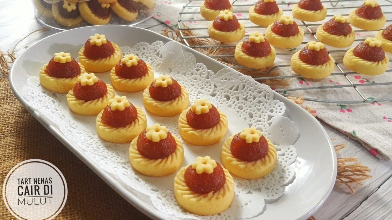 Tart Nenas Open Faced yang Cair di Mulut