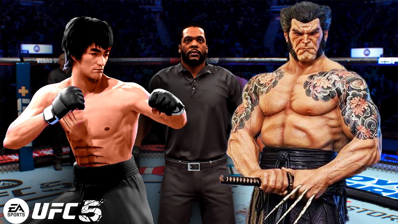 UFC 5 | Bruce Lee vs. Wolverine Yakuza (EA Sports UFC 5)