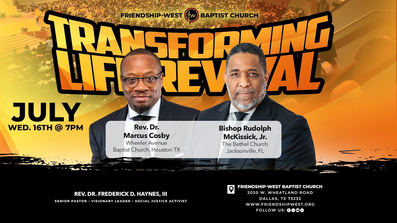 Transforming Life Revival Day 4 | Rev. Marcus Cosby & Bishop Rudolph McKissick, Jr.