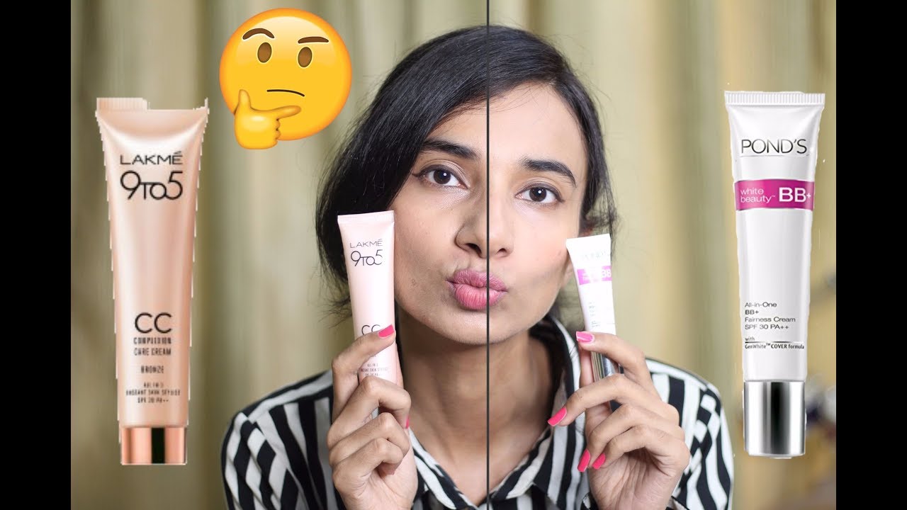Ponds BB Cream vs Lakme CC Cream [Hindi] Comparison | Which One should You Buy??