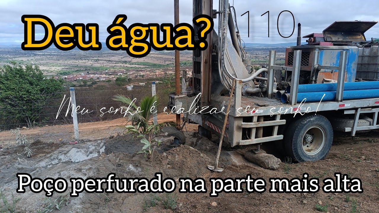 🌎💧 POÇO ARTESIANO DEU ÁGUA?