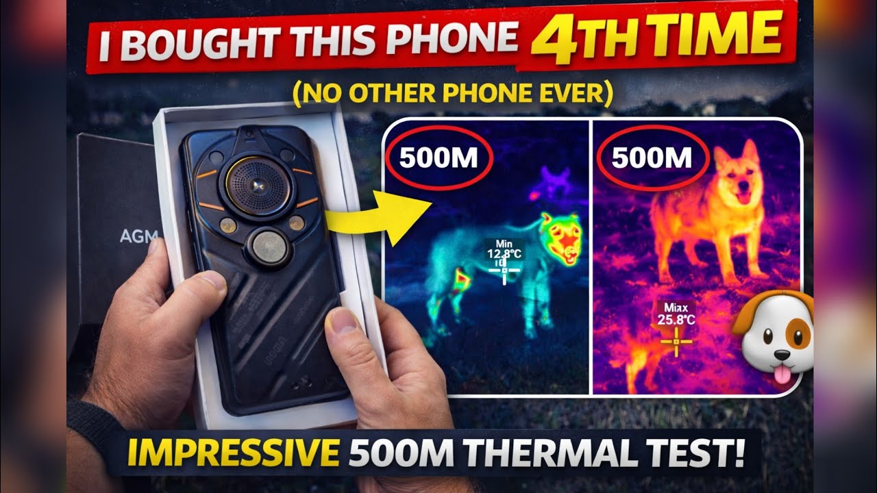 I Bought This Phone For The 4th Time!No Other Phone Ever! AGM G2 Guardian 500m Thermal Night Test 
