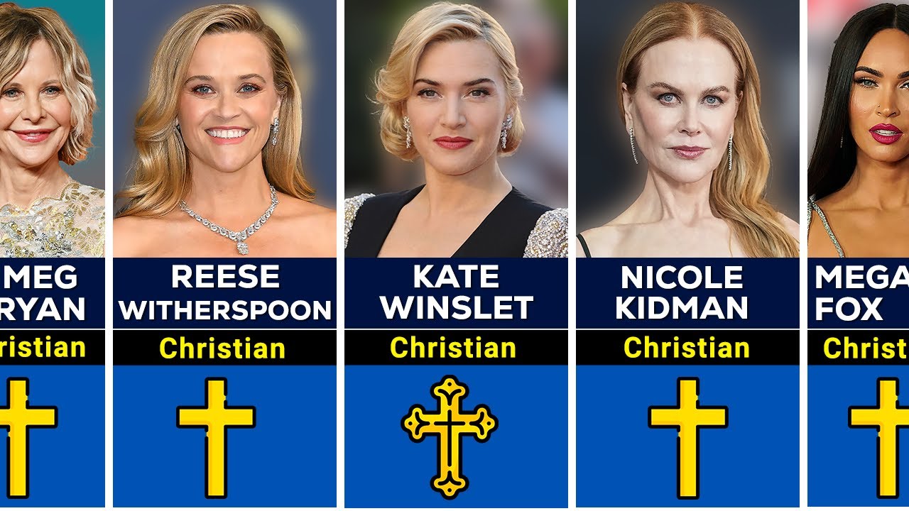 300 CHRISTIAN Actresses in Hollywood Revealed!