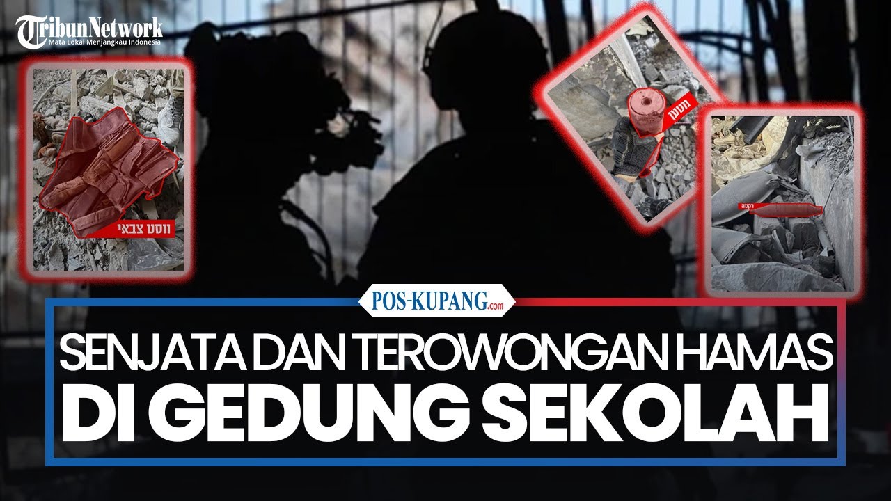 IDF Klaim Temukan Senjata dan Terowongan Hamas di Gedung Bekas Sekolah di Jabalia Gaza utara