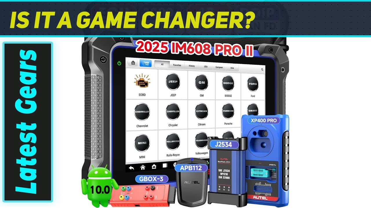Autel MaxiIM IM608 PRO 2 — лучший продвинутый инструмент диагностики и кодирования ЭБУ в 2025 году