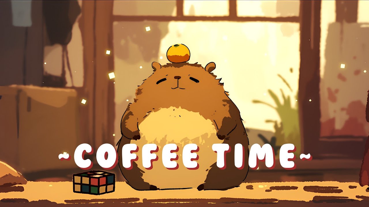 [1 Hour] Capybara Music Lab | Calming Beats & Melodies 🎵 💫 | High Quality