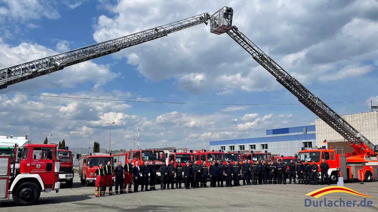 Feuerwehr-Konvoi – Fahrzeuge und Gerätschaften für die Ukraine (Teil 2/2)