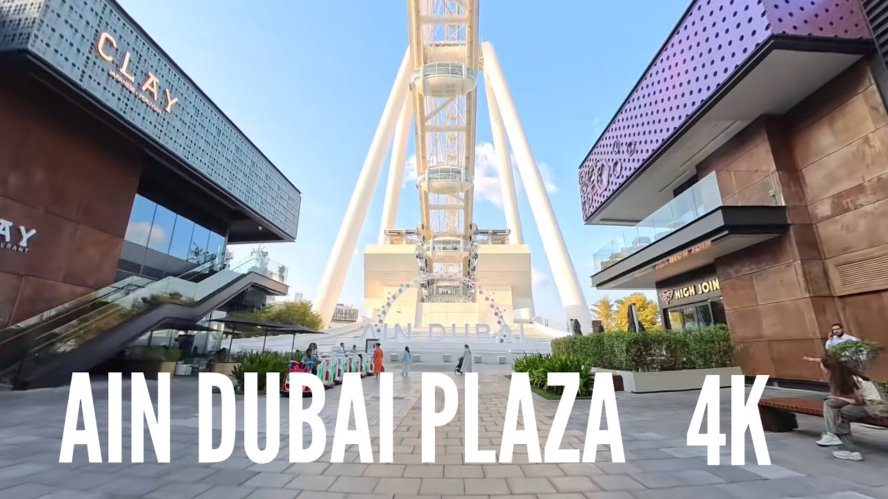 A Daytime Stroll Through #aindubai Plaza #4k Beautiful Scenery