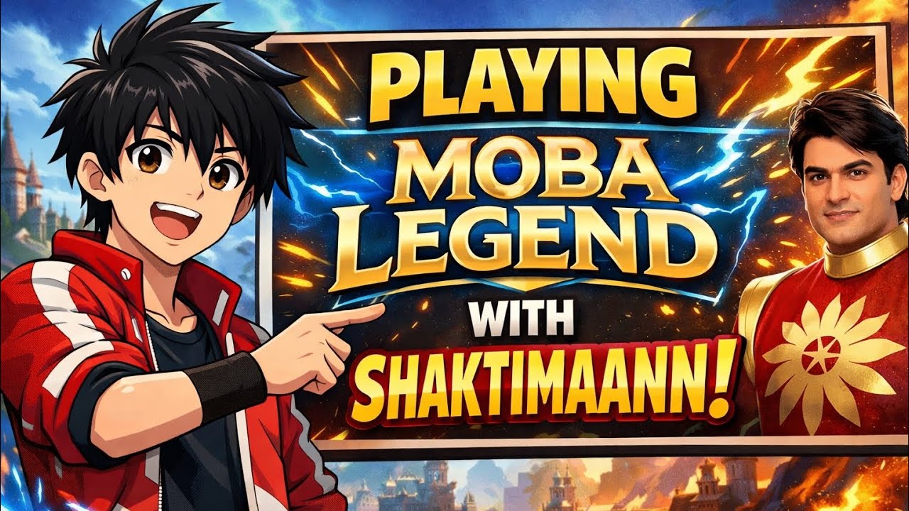 SHAKTIMAANN WAS PLAYING MOBA LEGEND FIRST TIME. All are shocked 🤯🤯🤯🤯🤯