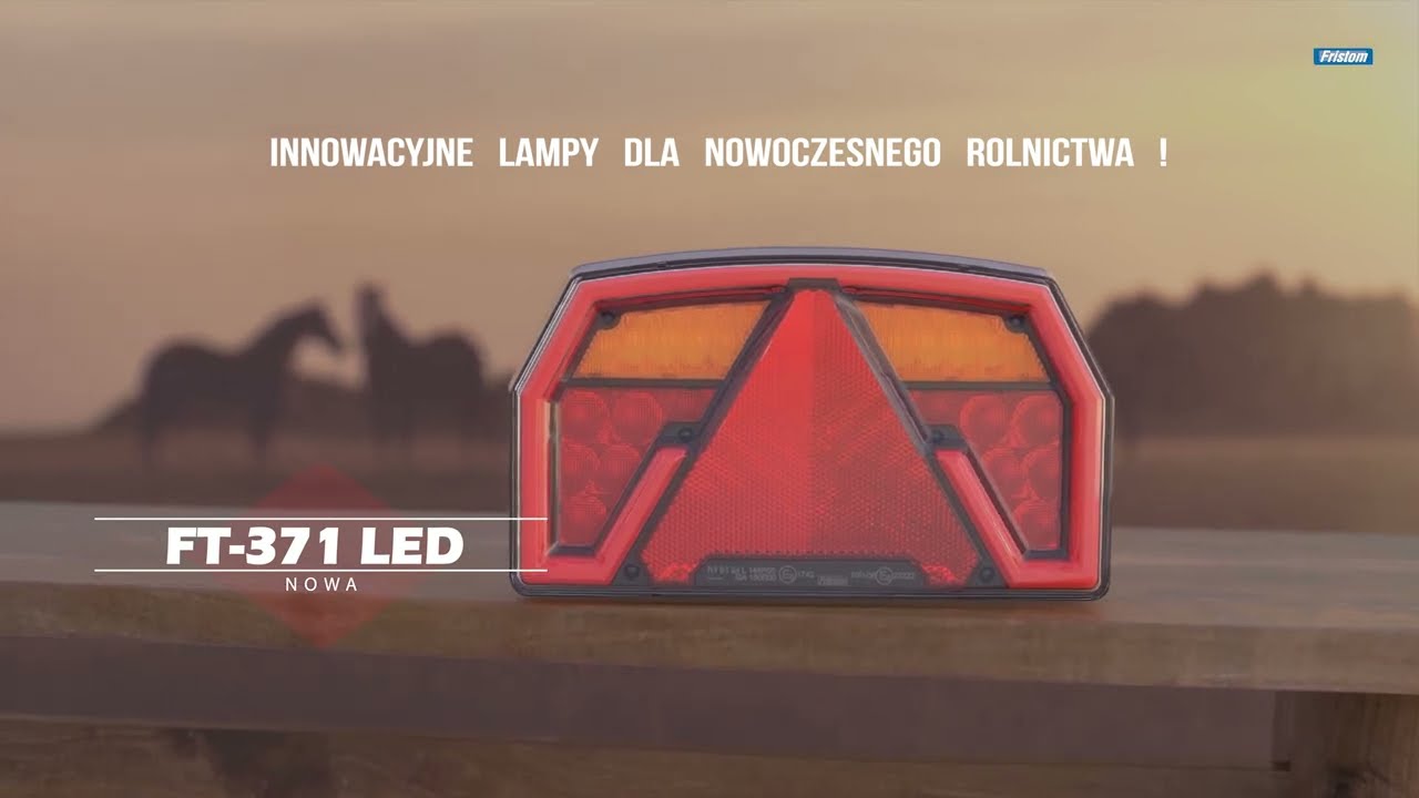 FT-371 LED - Lampa tylna FRISTOM - PL - dla nowoczesnego rolnictwa - NEON, CANBUS