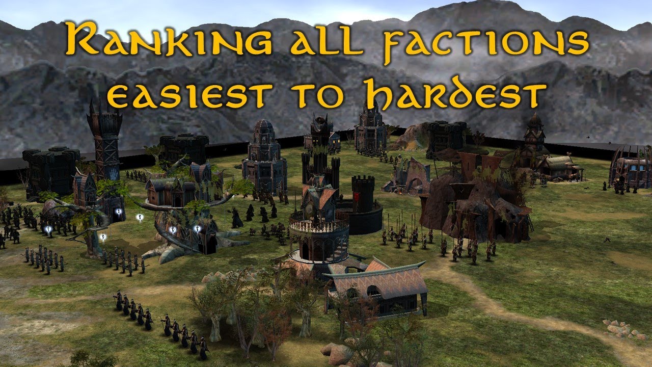 Ranking Factions from Easiest to Hardest to play in Edain Mod 4.7.1