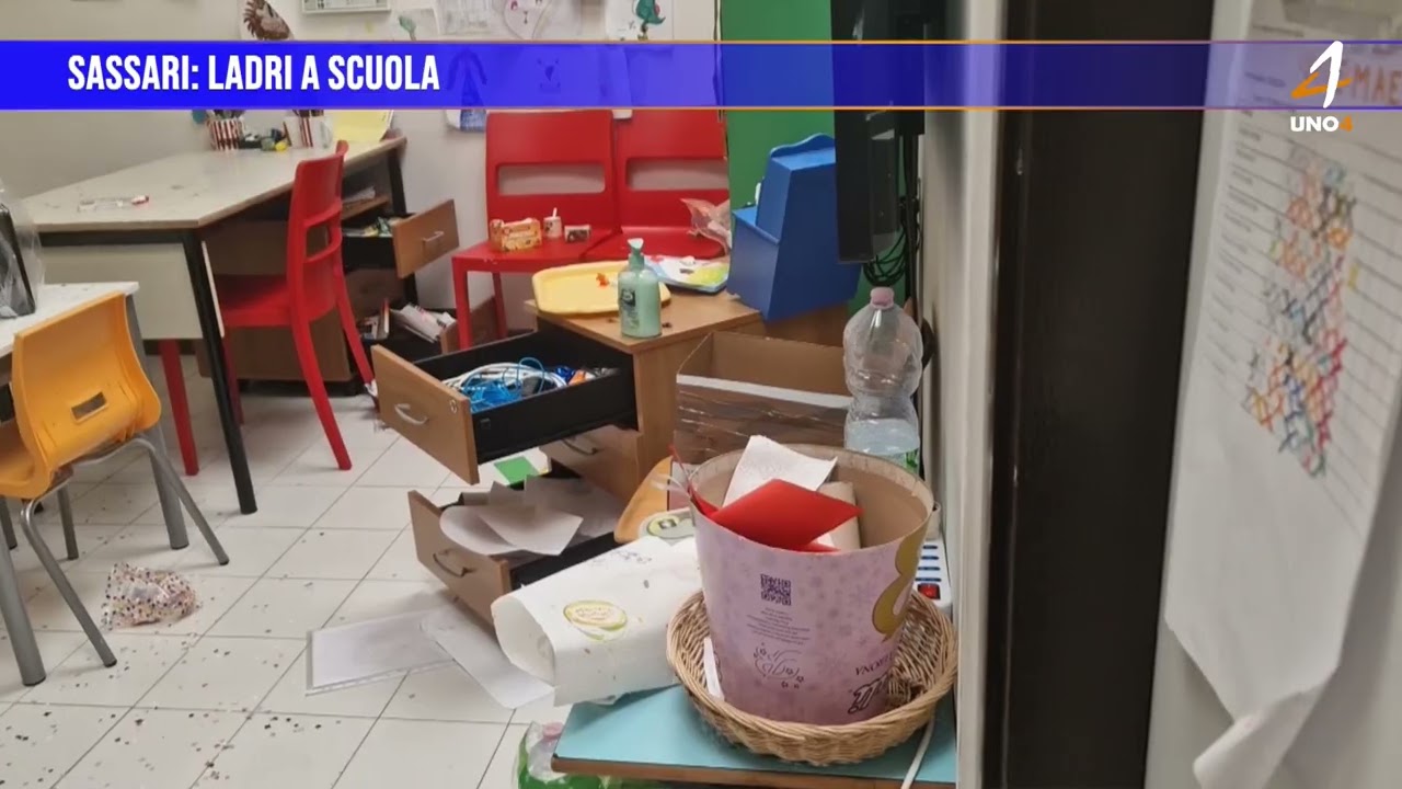 Sassari: ladri a scuola