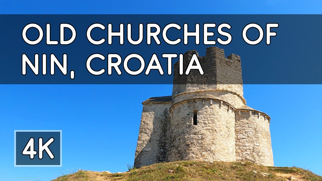 Walking Tour: Old Churches of Nin, Croatia - 4K UHD Virtual Travel