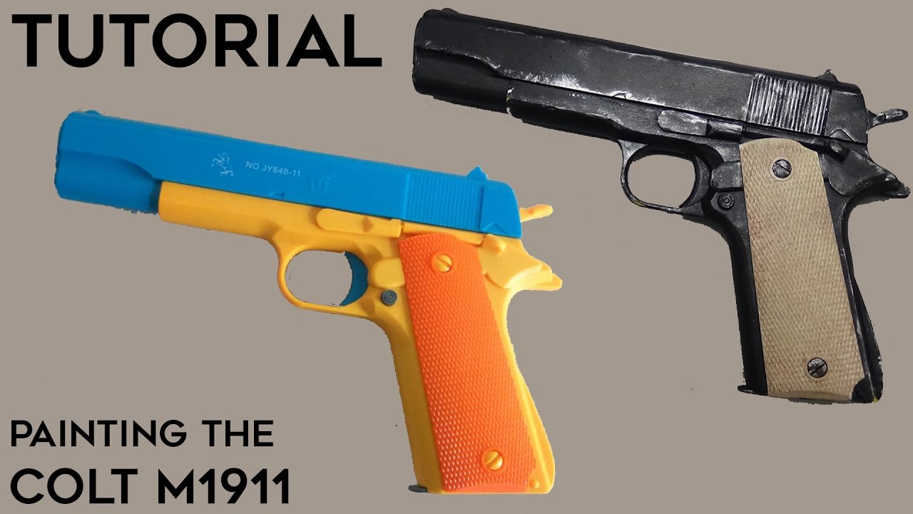 Painting a toy replica M1911 Tutorial
