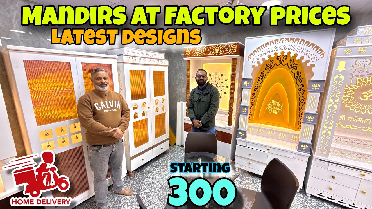Mandir At Factory Prices | Cheapest Home Temple Market #mandir #furniture #mandirdesign #decor 