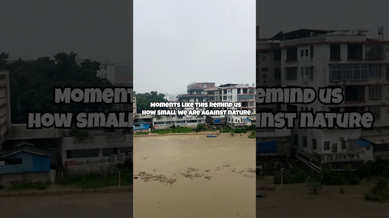 Severe flooding turned the streets into rivers as people struggled to stay safe