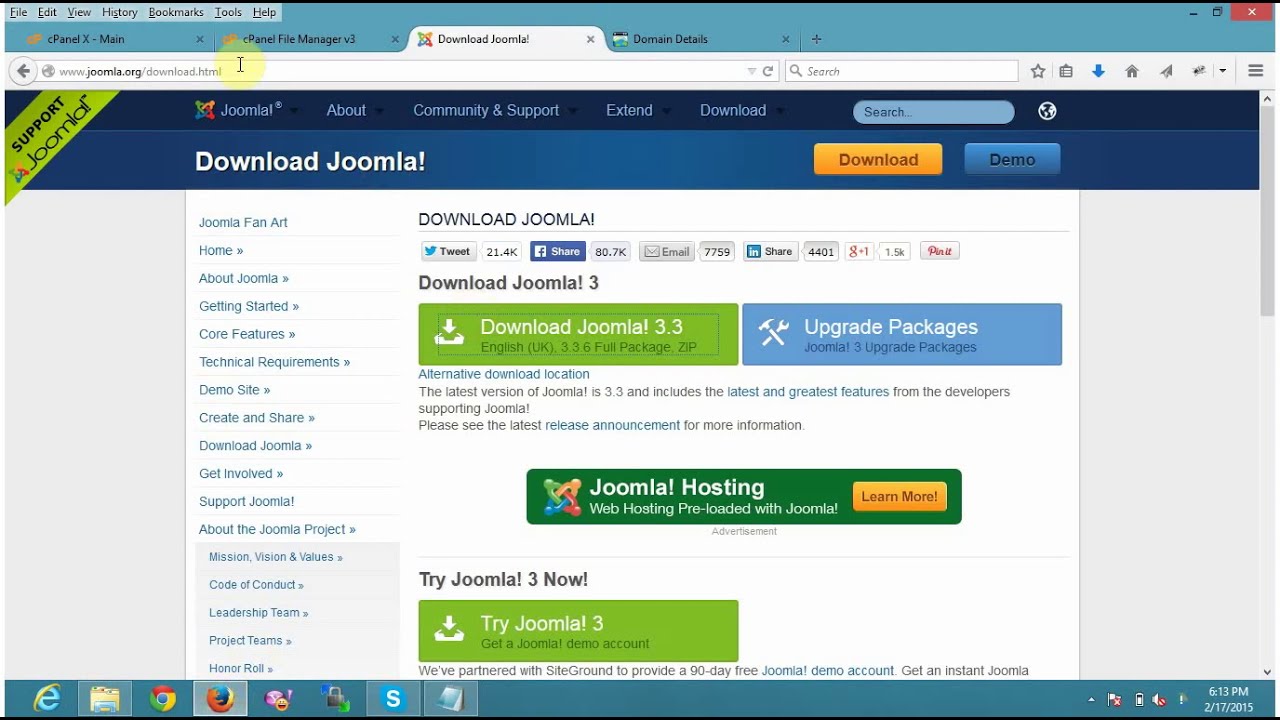 How To Install Joomla on Cpanel - Tutorial for Beginners