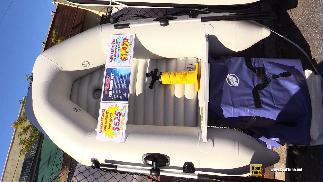 2016 Mercury 200 Dinghy Inflatable Boat - Walkaround - 2015 Annapolis Sail Boat Show
