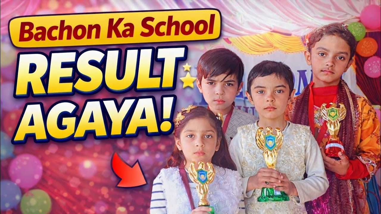Aaj Bachon Ka Result Mila | School Ka Pura Vlog | @iqrapakistanifamily 